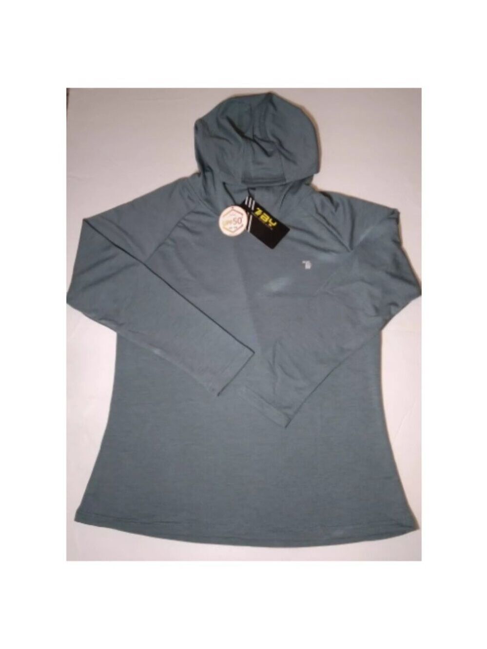 *Tby** Hooded Sun Protection Women Large UPF 50+ Lightweight Skin Pullover xs